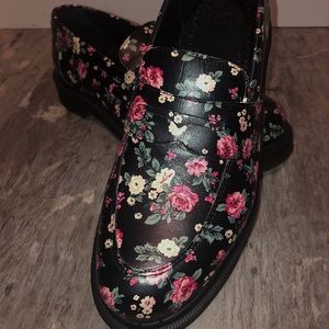 Dr. Martens floral loafers